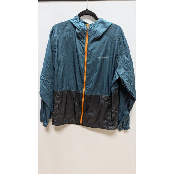 Columbia Dark Green/Black Windbreaker Jacket - Picture 1 of 2